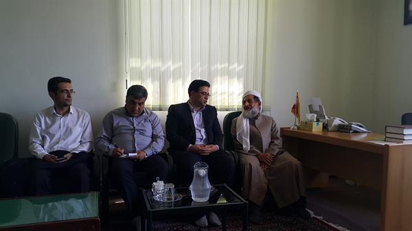 دیدار مهندس سعیدی با امام جمعه شهرستان مریوان