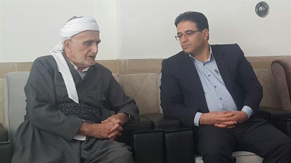 دیدار مدیرکل ارتباطات و فناوری اطلاعات کردستان با امام جمعه شهرستان بانه
