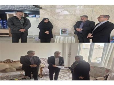 دیدار مدیرکل ارتباطات و فناوری اطلاعات استان کردستان با خانواده معظم شهدای حوزه ارتباطات