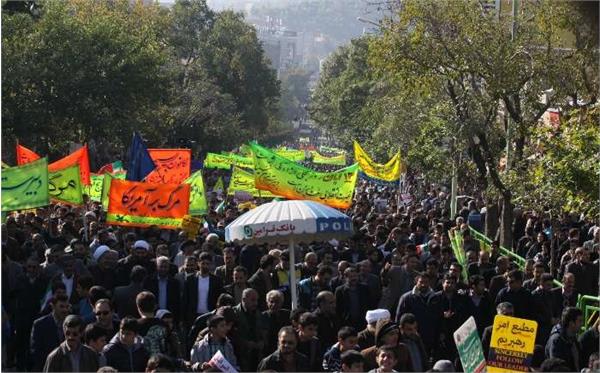راهپیمایی گرامیداشت روز سیزده آبان برگزار شد