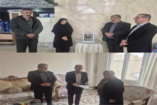 دیدار مدیرکل ارتباطات و فناوری اطلاعات استان کردستان با خانواده معظم شهدای حوزه ارتباطات