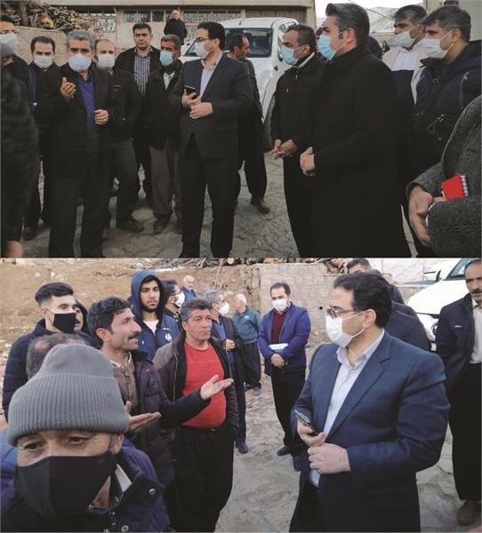 دیدار مدیر کل ICT کردستان با مردم روستاهای شهرستان سنندج