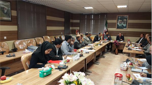 برگزاری جلسه روند توسعه زیر ساخت های ارتباطی در شهرستان دهگلان