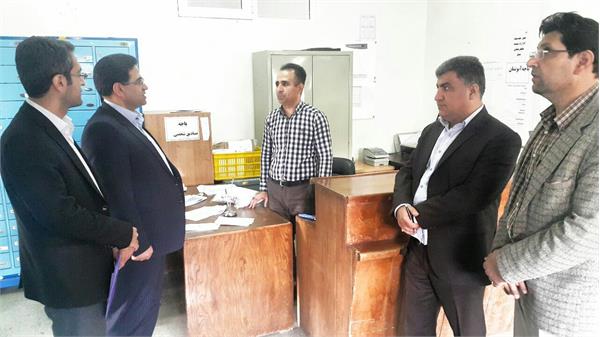 بازدید مدیرکل ICT استان کردستان از پست شهرستان سقز