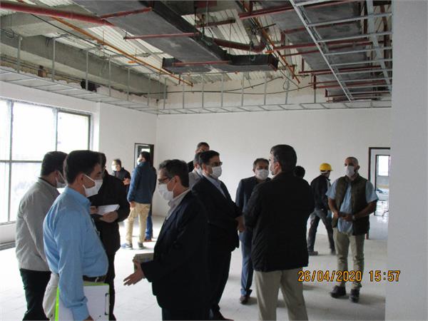 پیشرفت 84 درصدی پروژه مجتمع ICT کردستان