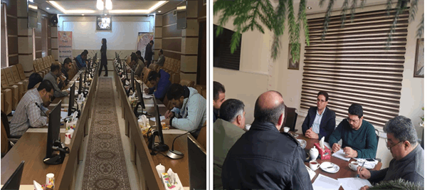 آزمون مربیگری دوره های ICT نیروهای پایور در کردستان برگزار شد