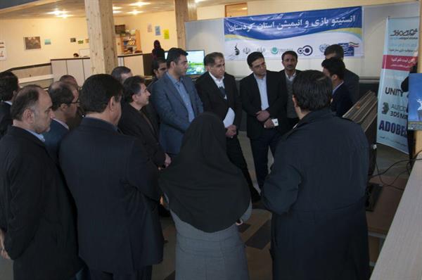 بازدید دکتر مرتضی براری بازدید دکتر براری از انستیتوی تولید بازی و انیمیشن کردستان